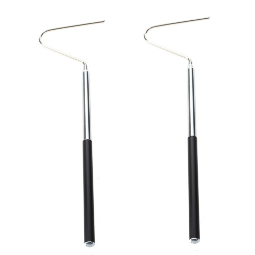 2X Adjustable Hook in Stainless Steel Tool for Reptile Snake Lizard Frog