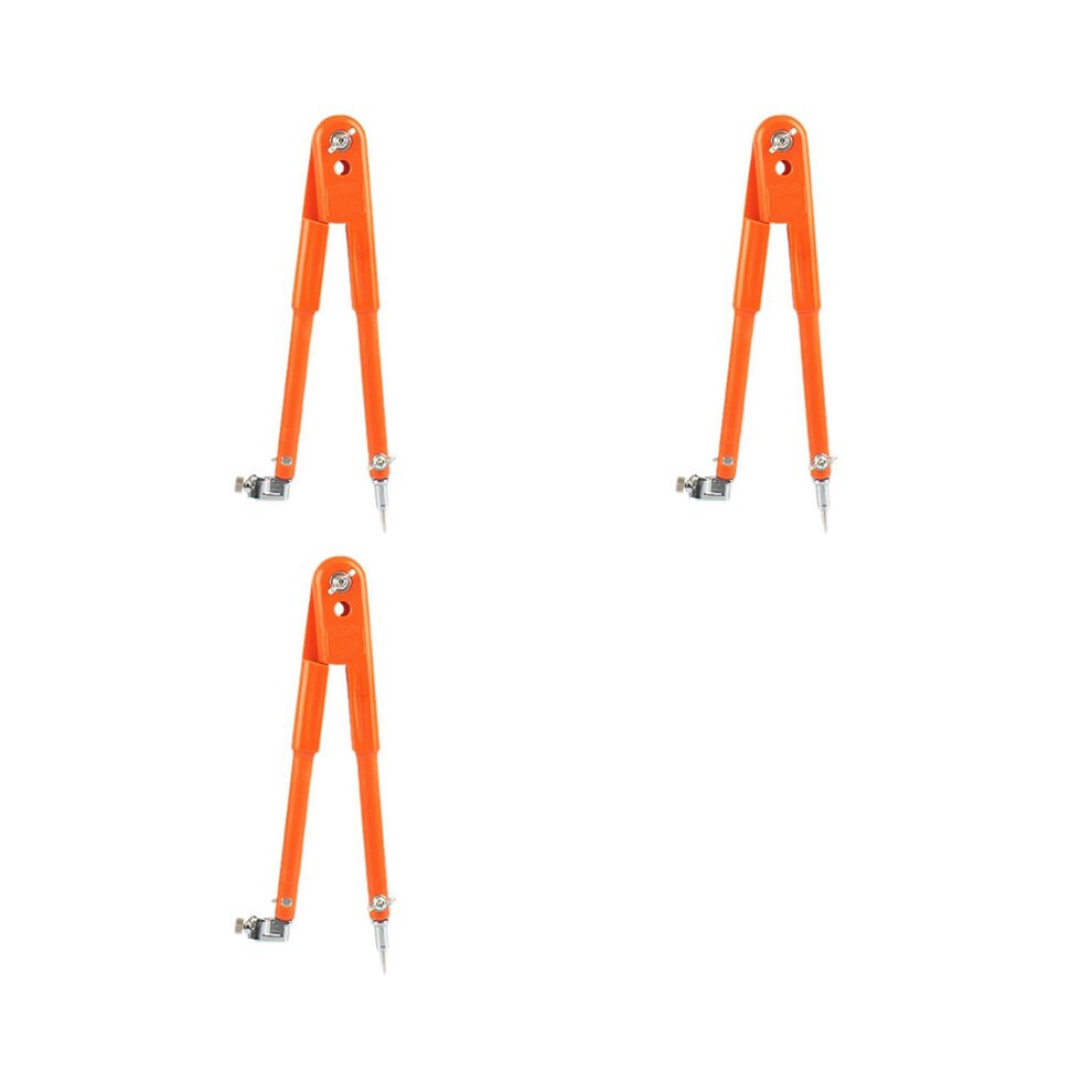 3X Carpenter Precision Pencil Compasses Large Diameter Adjustable Dividers Marking And Scribing Compass S 6033932632623