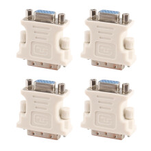 4X DVI Male Adapter (DVI - D 24 1) to Female VGA (15-Pin)