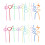 100x Crazy Loop Straws, Crazy Silly Colorful Cannucce Riutilizzabili Mega Pack BPA E PFOA Free 1