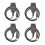 4X Eobd2 Flasher Galletto 1260 Cable Auto Chip Tuning Interface Remap Flasher Programmer Tool 1