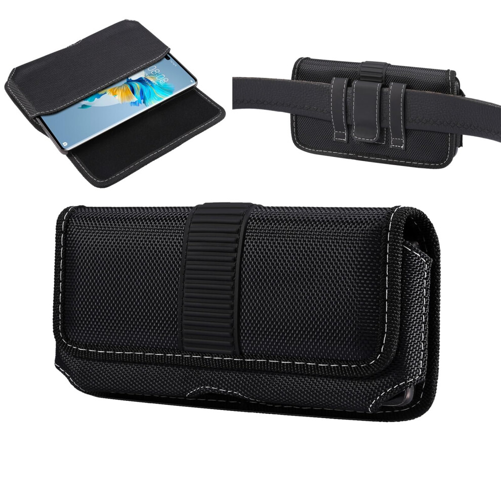 Phone Holster Case With Secure Belt Clip, Durable Nylon Pouch For Iphone Pro Max, Galaxy Ultra 9092120827705