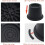 Pack Furniture Risers Preto Bed Risers 2,3 Polegadas, Elevadores de Cama para Sofá, Sofá, Mesa, Extensores Suportam Até 1.300 Libras 5
