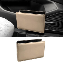 Car Trash Can for BMW X5 E70 7Seats 20082013, Leakproof Odorless Foldable Garbage Bin A Beige