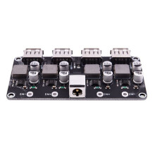 2X QC3.0 QC2.0 Szybka ładowarka USB 4XUSB Port Konwerter - DC12V-30V na 3-12V Moduł Obwodu ładowania