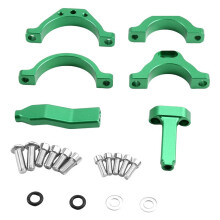 Motorcycle Steering Damper Bracket Stabilizer Support Mount Kit for ZX-4R ZX 4R ZX4RR ZX-4RR 2023- Green