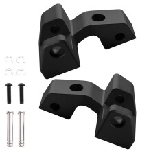 Motorcycle Passenger Footrest Lowering Kit Foot Pegs for R 1300 RT R1300RT 2025- Accessories Black