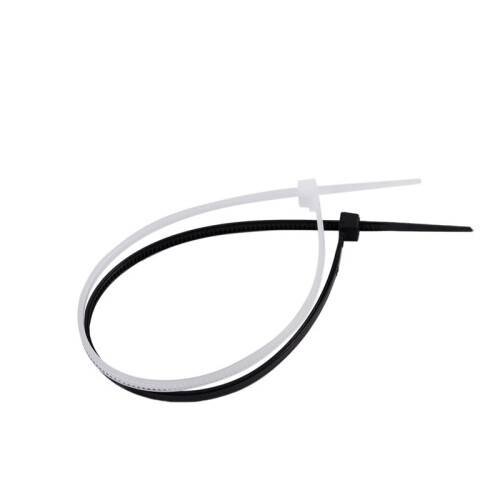 3mm x 150mm Auto Wire Push Cable Zip Tie Organizer White Black 500 Pcs 2