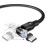 3X Round Magnetic Cable Plug Phone Android Magnet Charger Plug Micro-USB Fast Charging Adapter 2