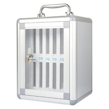 Wall Mounted Cell Phone Locker Cabinet with Numbered Lock Compartments and Soft Lining for Classroom