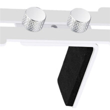 2X GPU Support Frame Adjustable GPU Brace Prevent Sagging Video Card Support Bracket for Chassis 12cm Fan Position White