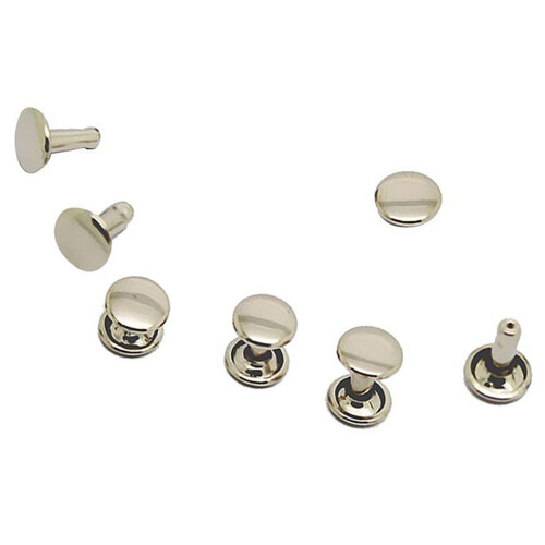 200PZ DIY Rivetto Rivetto Rivet Metal Board - Argento 2