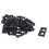 80X 18650 Lithium Battery Double Holder Bracket for DIY Cell Pack Black 7