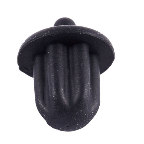 50X Black Rubber 6.35mm Audio Jack PC DVD Microphone Socket Dust Cover 2