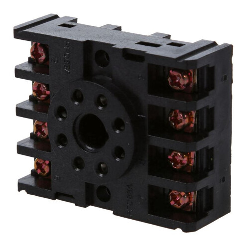 6X New 8 Round Pin 8-Pin PF083A Relay Base Socket