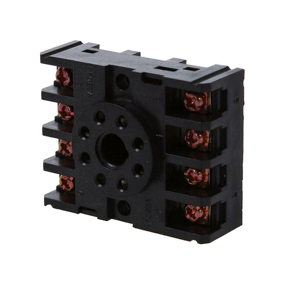 6X New 8 Round Pin 8-Pin PF083A Relay Base Socket