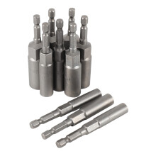 20 Pièces Séries 1/4 Pouce Le Clé Hexagonale Jeu de Douilles Deep Long Perceuse à Percussion 1/2 Pouce Adaptateur de Prise de Forage Morceaux