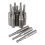 20Pc 1/4 Inch Wrench Hex Bit Socket Set Deep Long 1/2 Inch Impact Drill Socket Adapter Drill Bits 6