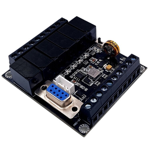 4X PLC Industrial Control Board FX1N-14MR Relay Module Editable Controller 1
