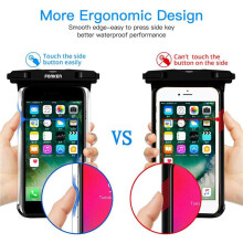 4X FONKEN Full View Waterproof Case for Phone Underwater Snow Rainforest Transparent Dry Bag Swimming Pouch