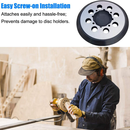 2X 5-Inch Hook and Loop Metal Backing Replacement Pad-Suitable for  DWE6423/6423K Random Orbital Sander 2