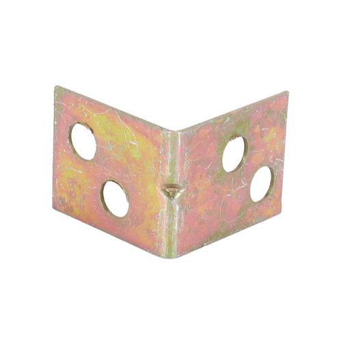 Metal Shelf Support 90 Degree Right Angle Bracket 72Pcs Brass Tone 1