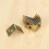 Metal Shelf Support 90 Degree Right Angle Bracket 72Pcs Brass Tone 5