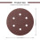 150mm Sanding Disc, 6 Inch Hook and Loop Sanding Pads, 200 Pcs Sandpaper Set Assorted Grits for Random Orbital Sander 7