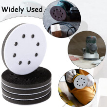 20Er Pack Soft Density Interface Pads 5 Zoll 8 Löcher Klettverschluss Schwammkissen Buffer Backing Pad Foam Interface Pads