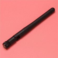 10X 433Mhz Antenna 5Dbi GSM RP-SMA Plug Rubber Waterproof Lorawan Antenna + IPX to SMA Small Cable Extension