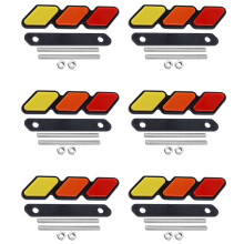 6X Emblème D'Insigne de Calandre Tricolore pour Tacoma 4Runner Highlander RAV4