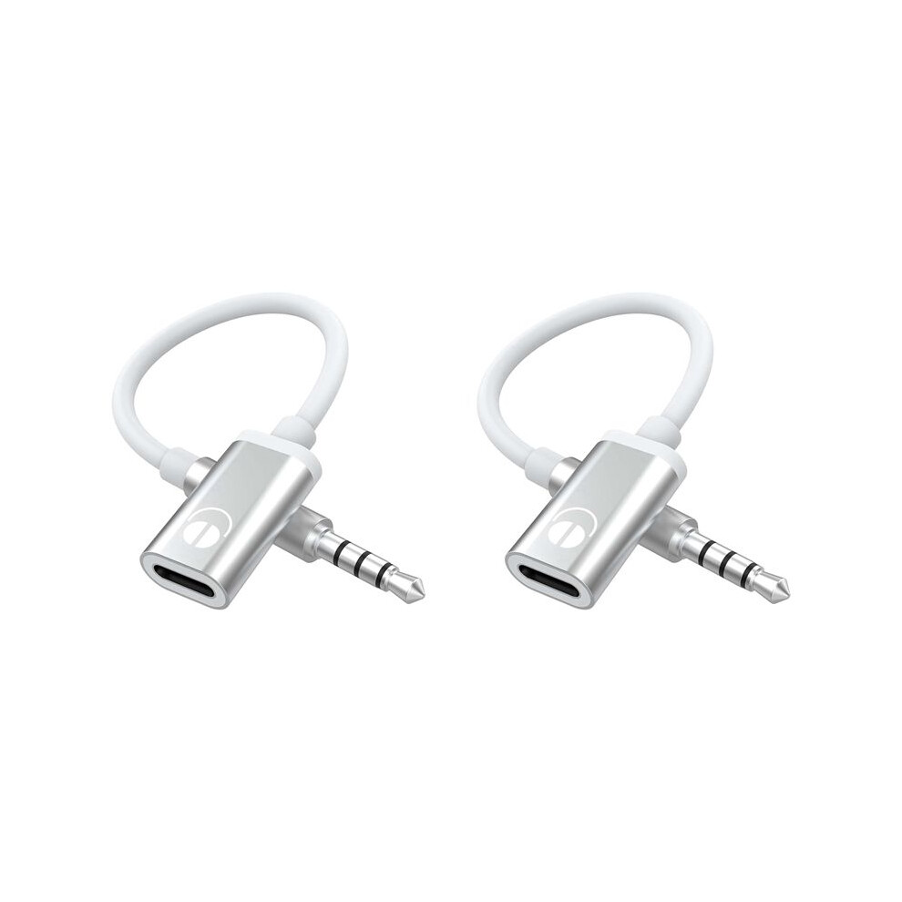 2Pcs 3.5Mm Male To Type C Female Audio Cable Cord, Analog Audio Jack Headphone Audio Adapter For Mp3 Player, Laptop C 6033314408570