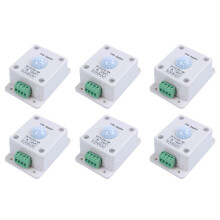 6X LED-Beleuchtung Bewegungsaktivierter Sensorschalter 12 Volt Passive Lichtsteuerung