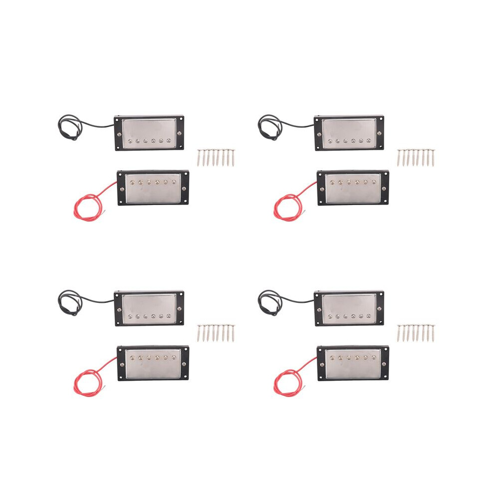 8X Humbucker Double Coil Pickups Neck And Bridge Compatible With Lp Style Electric Guitar For Guitar Parts 6032999206471