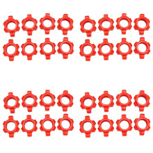 32PCS Dumbbell Nut,Dumbbell Rod Nut,Spinlock Collars for Barbells Bars Training Sports Accessories