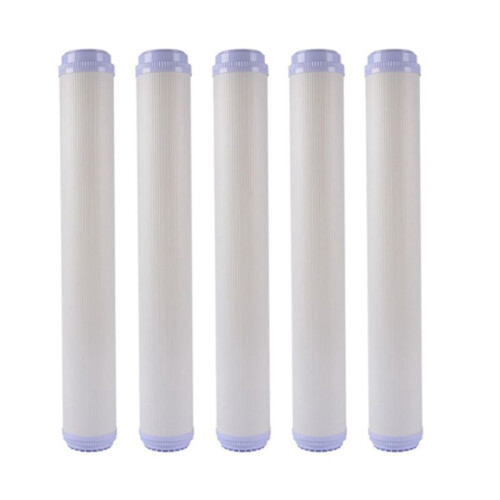 5pcs 20 Inch Ultrafiltration UF Membrane Filter Elements Flat Mouth Universal Water Purifier Filter Elements