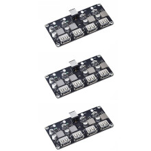 3X QC3.0 QC2.0 USB Fast Charger Board Porta 4XUSB Convertitore - DC12V-30V A  3-12V Modulo Circuito di Ricarica