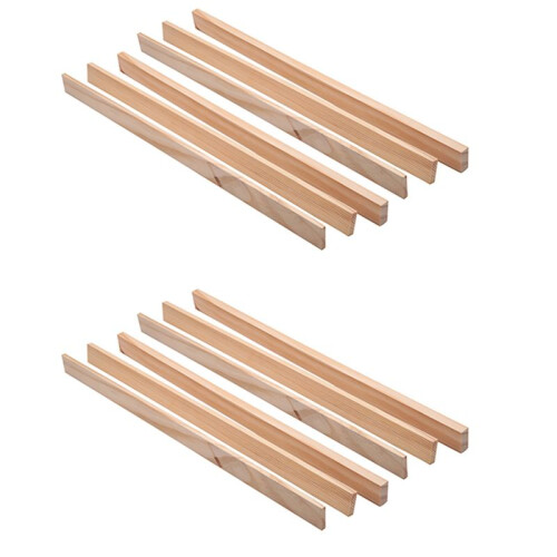 12PCS Mud-Rolling Stick Guide Mudboard Guide Wooden Strips DIY Ceramic Mudboard Forming Tool Teaching Pottery Tool