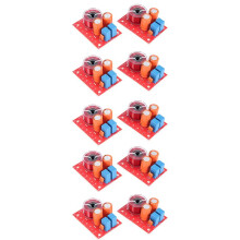 10Pcs 2 Way 80W Diy Speaker Filter Circuit Treble Bass Frequency Divider Home Theater Hifi Stereo Audio Crossover Filter