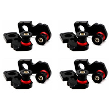 4X Motorcycle CNC Aluminum Chain Adjuster Block Rear Swingarm Spools for  CB650F CBR650F 2014-2019 CB650R 2019