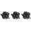 M5X8mm Button  Hex Socket Cap Screw Bolt Black 150 Pcs 1
