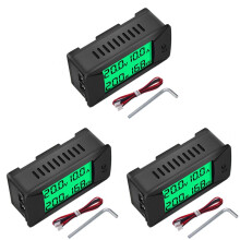 3X PEACEFAIR PZEM-025 Digital Battery Tester Bidirectional Ammeter Voltmeter Power Watt Meter 300v 50A