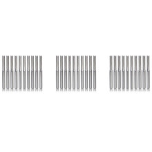 30 Stks 2 Fluit Cnc Router Bits 3.175mm Rechte Slot Tungsten Staal Frees voor Hout Plastic