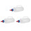 3X 1L Lamb Nursing Bottle Feeding Goat Milk Bottle with Handle Plastic Durable 1