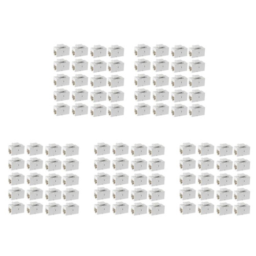 Ethernet  Coupler, 100Pack Cat6 RJ45  Jack Inline Female Connectors