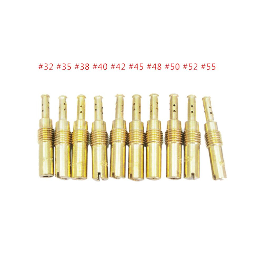 50Pcs Carburetor Main Jet Kit & 50Pcs Slow/ Jet For Pwk Keihin Oko Cvk Pwm Nsr Ksr Pwm Motorcycle Carburetor 6033075627425