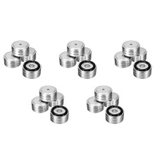 20 Szt. 40X20mm Aluminiowy Stojak Izolacyjny GłOśNika HIFI AMP Gramofon DAC PodkłAdka Pod Stopy (Srebrny)