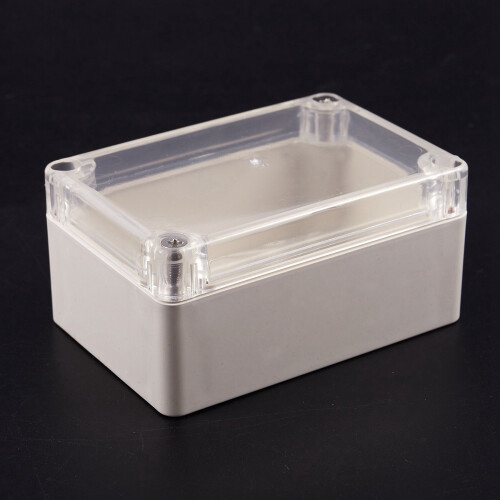2X Clear Cover Plastic Electronic Project Junction Box 100 x 68 x 50mm