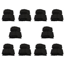 100 Peças de Neoprene Lata de Cerveja Refrigerador Copo Garrafa Garrafa Isolante Capa de Envoltório Novo Preto