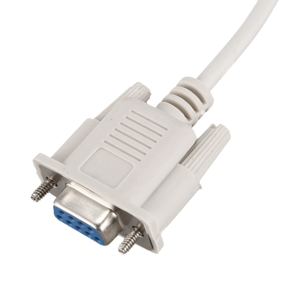 2X RS232 DB9 9 Pin Male to Female Serial Port Cable Industrial Adapter ...